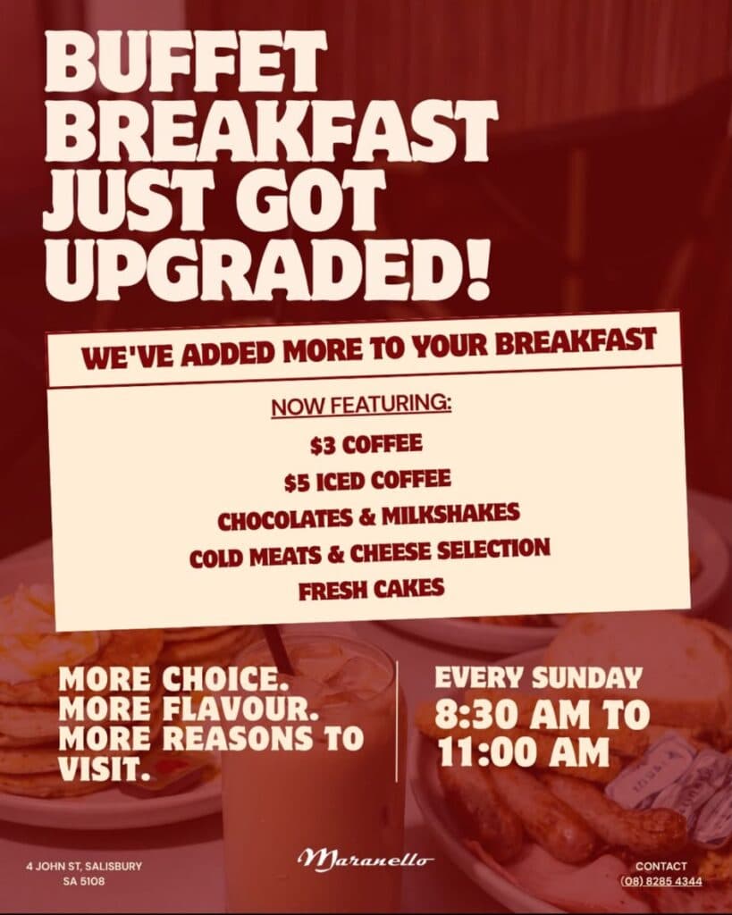 Food Menu - Page 1